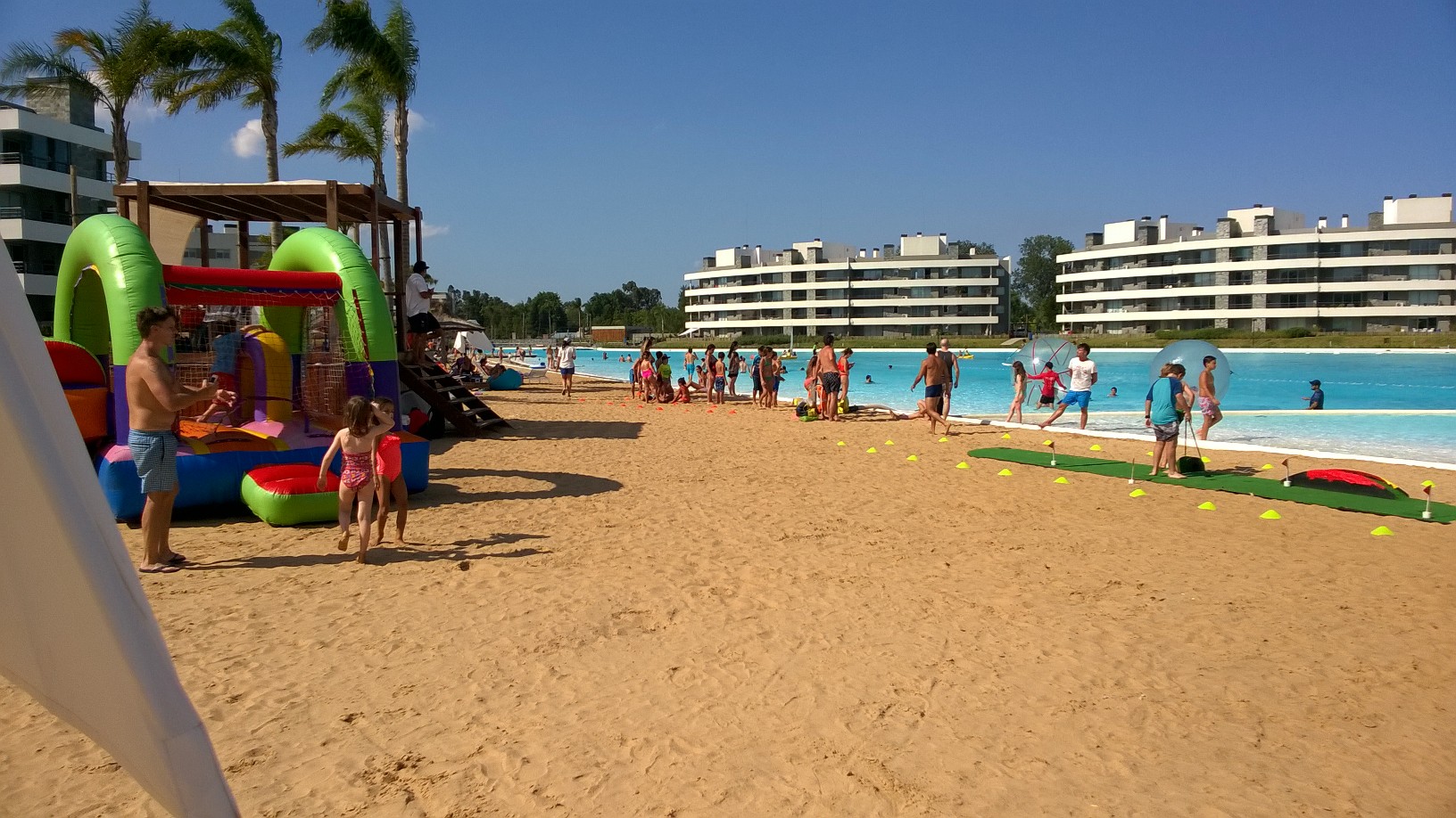 Juegos en evento Pilar Lagoon